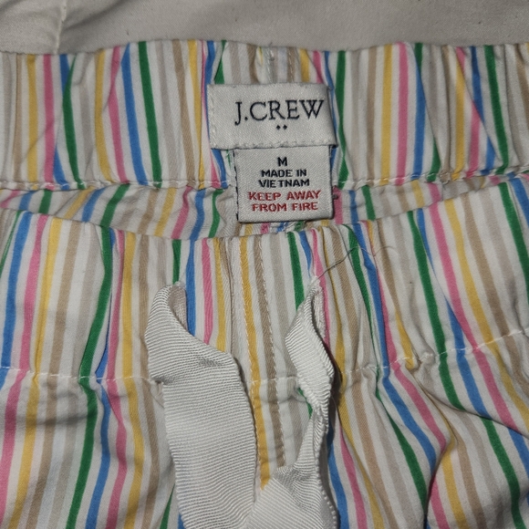 J.‎ Crew Shorts Womens Size M Rainbow Cotton - Picture 3 of 4